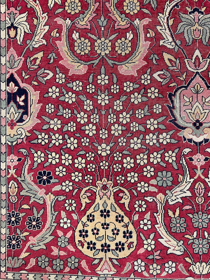 Antique Amritsar (10'00"x16'02") deep red