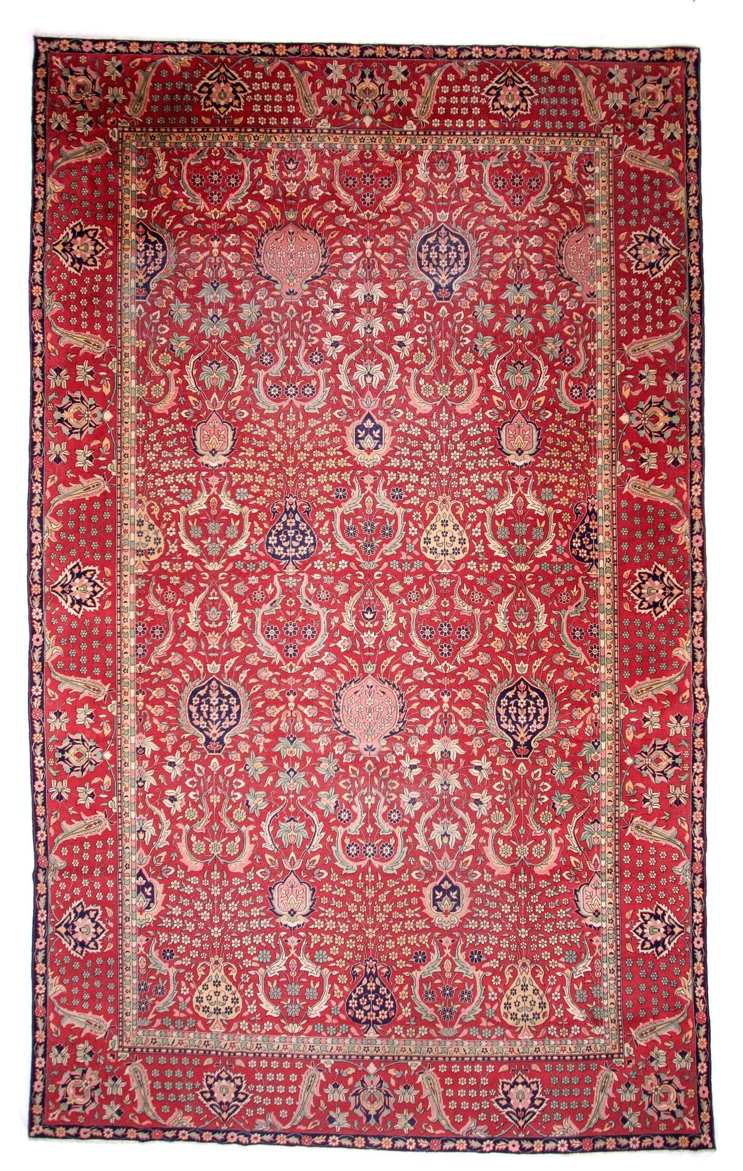 Antique Amritsar (10'00"x16'02") deep red