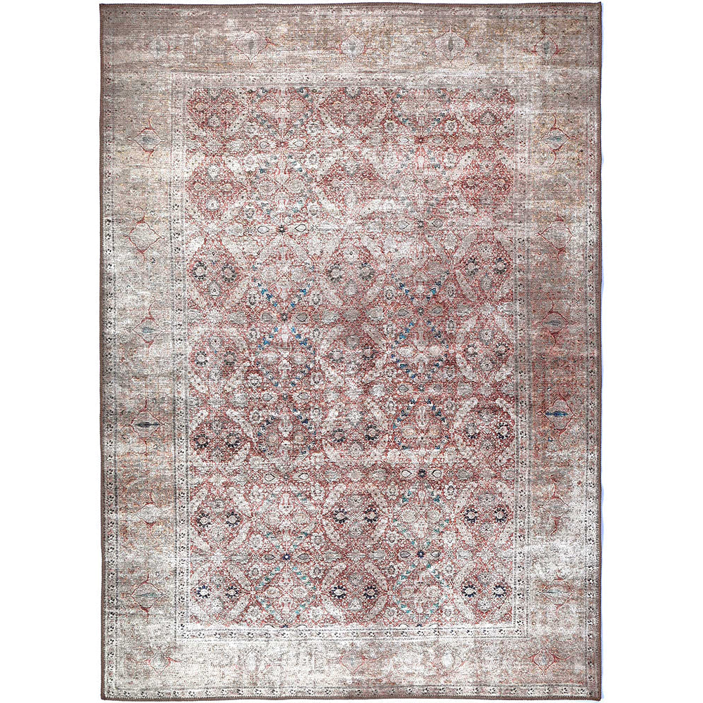 Distressed Vintage Levent Area in Beige Rug