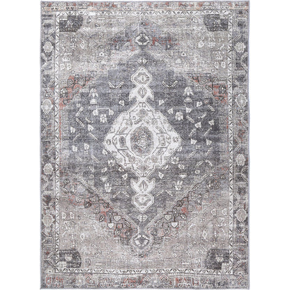 Jules Machine Washable in Grey Rug