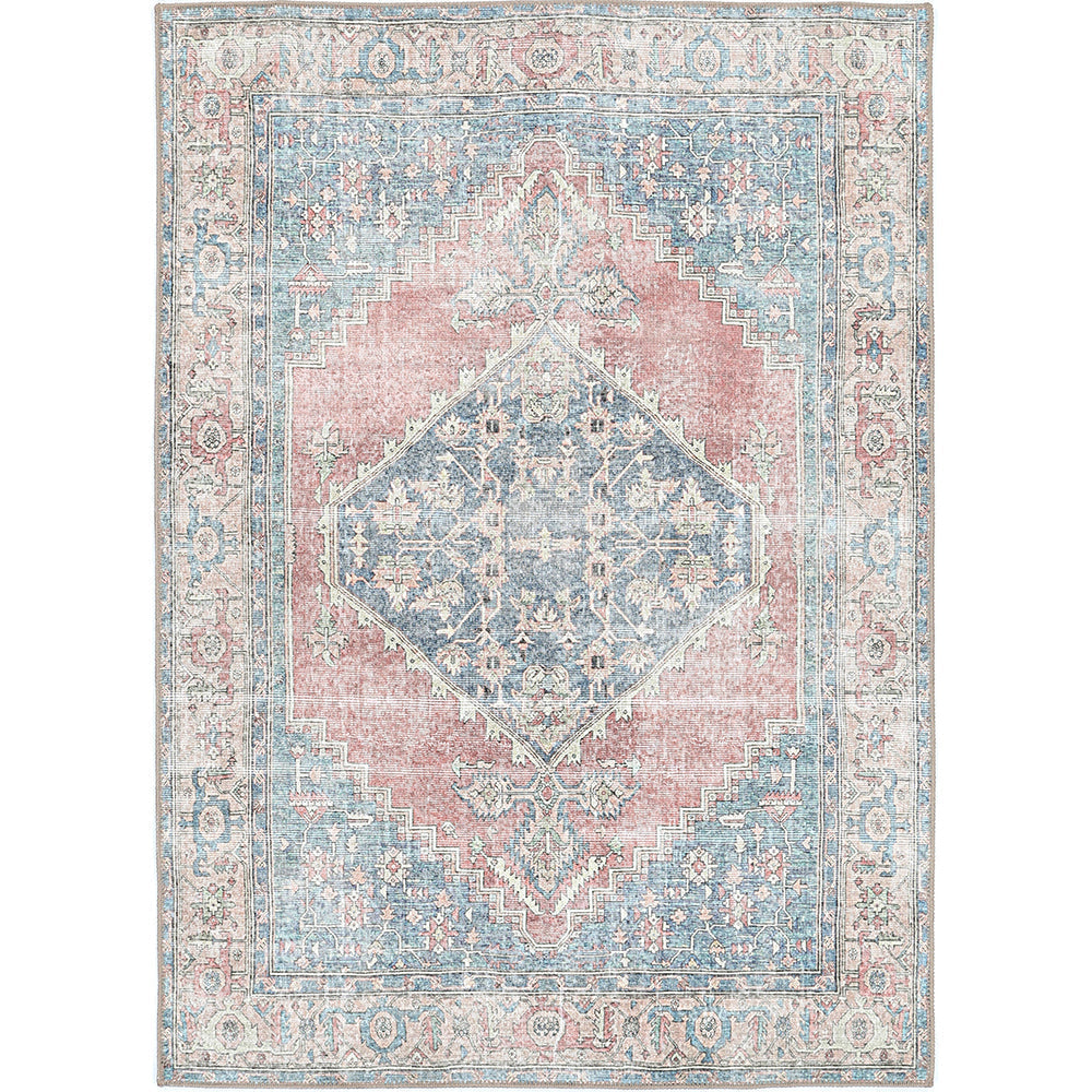 Celine Machine Washable in Blue Rug