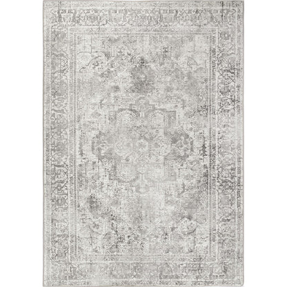 Distressed Vintage Chilaz in Grey Rug