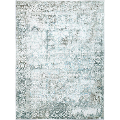 Rania Machine Washable in Blue Rug