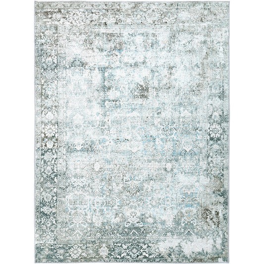 Rania Machine Washable in Blue Rug