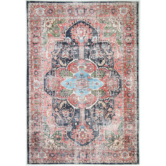 Distressed Vintage Kendra Area in Multicolor Rug