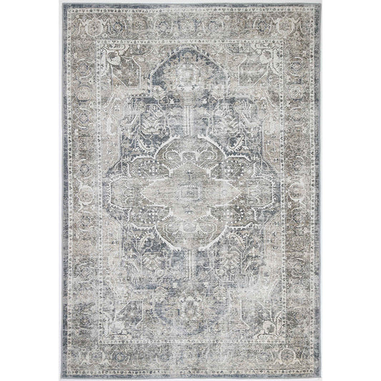 Distressed Vintage Kendra Ash in Grey Rug