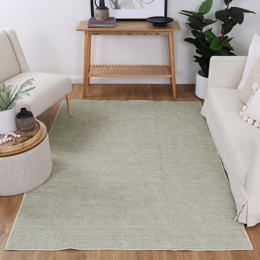 Urban Linen Solid in Grey Rug