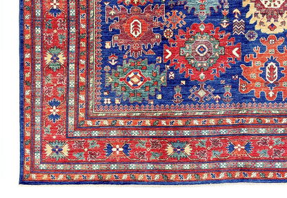 Afghan Aryana (8'10"x11'08") blue/red