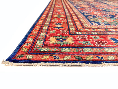 Afghan Aryana (8'10"x11'08") blue/red