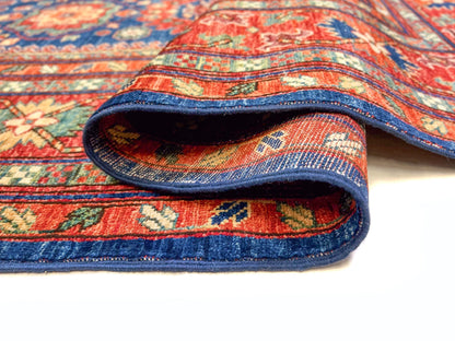 Afghan Aryana (8'10"x11'08") blue/red