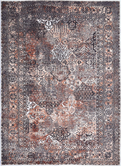 Vintage Tanner Elegance in Natural Rug