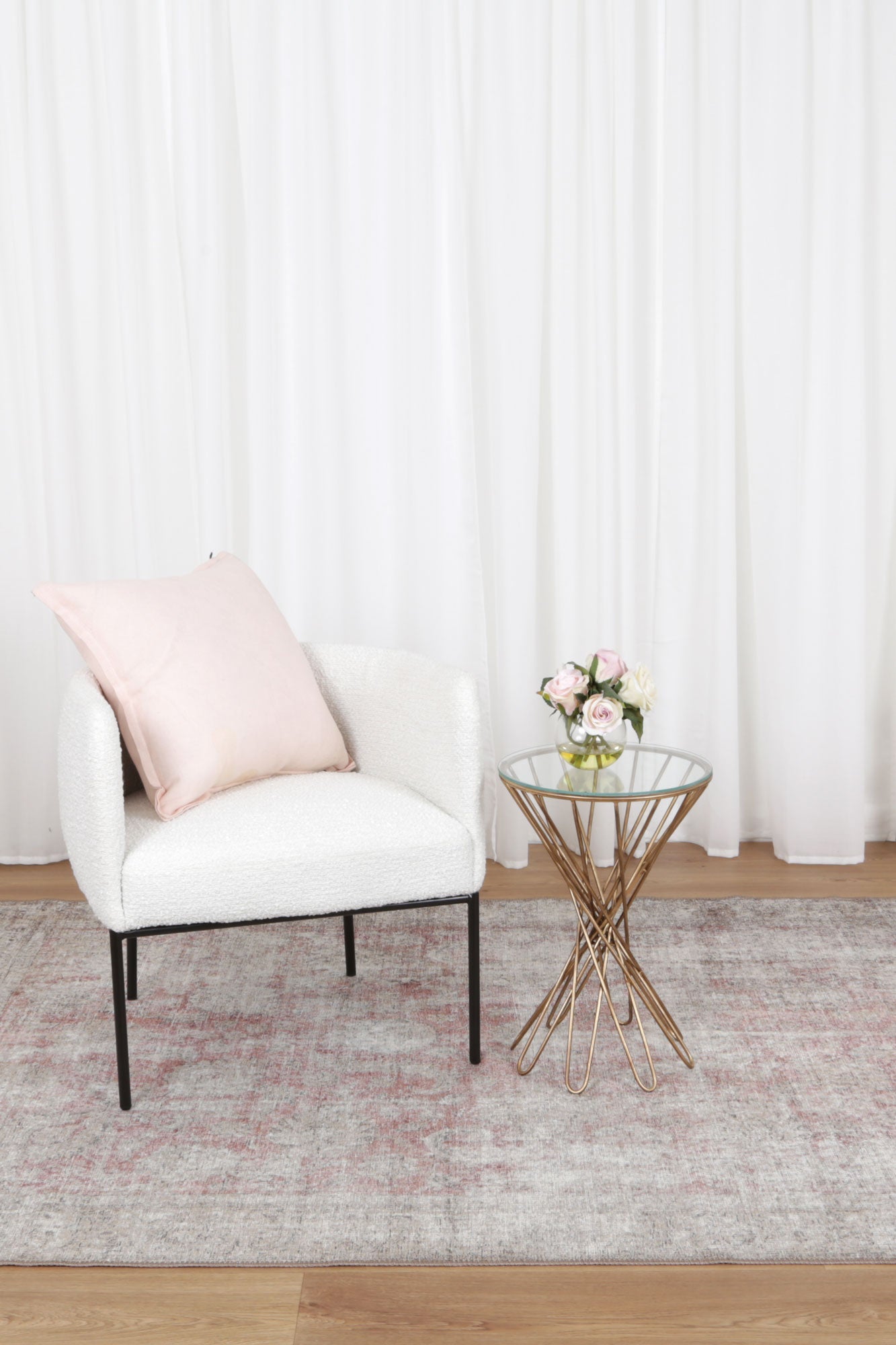 Vintage Adeline Modern in Beige Rug