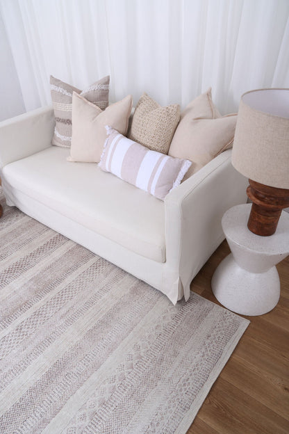 Mojave Lines Desert in Beige Rug