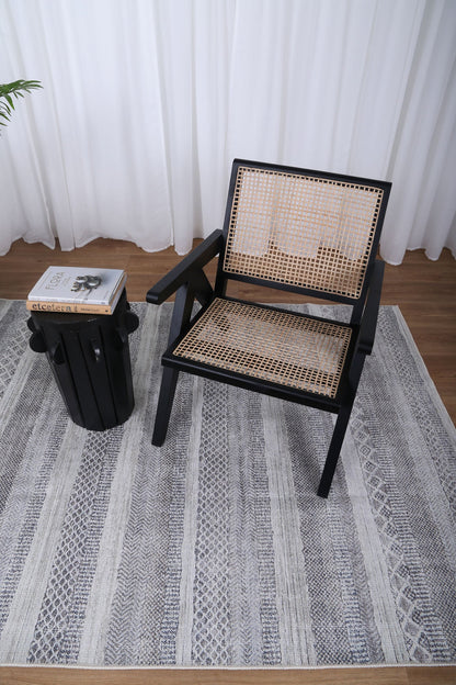 Kalahari Shadows Ash in Grey Rug