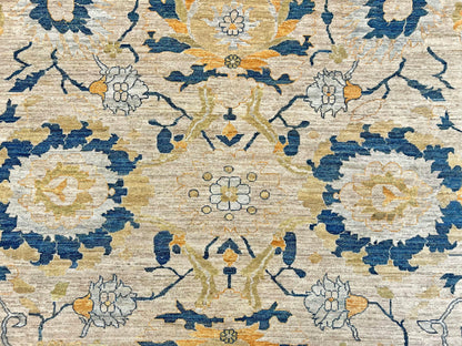 Afghan-made Oushak (9'01"x11'10")