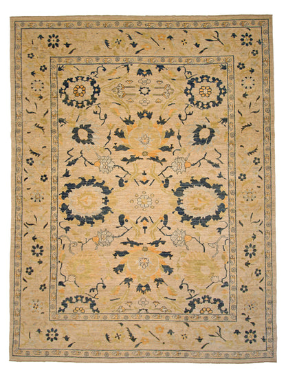 Afghan-made Oushak (9'01"x11'10")