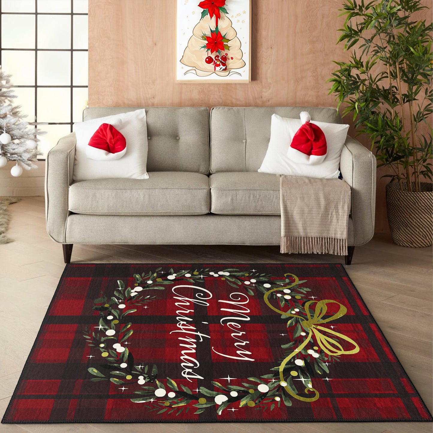 Rocky Christmas Rug