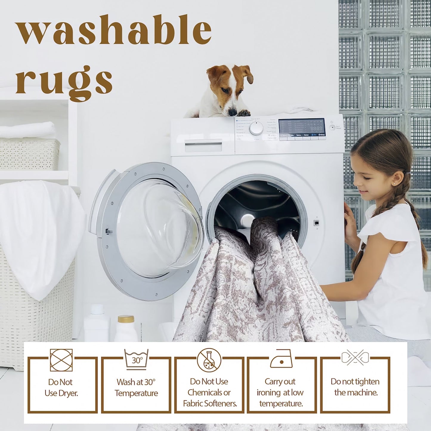 Spike Laundry Room Rug