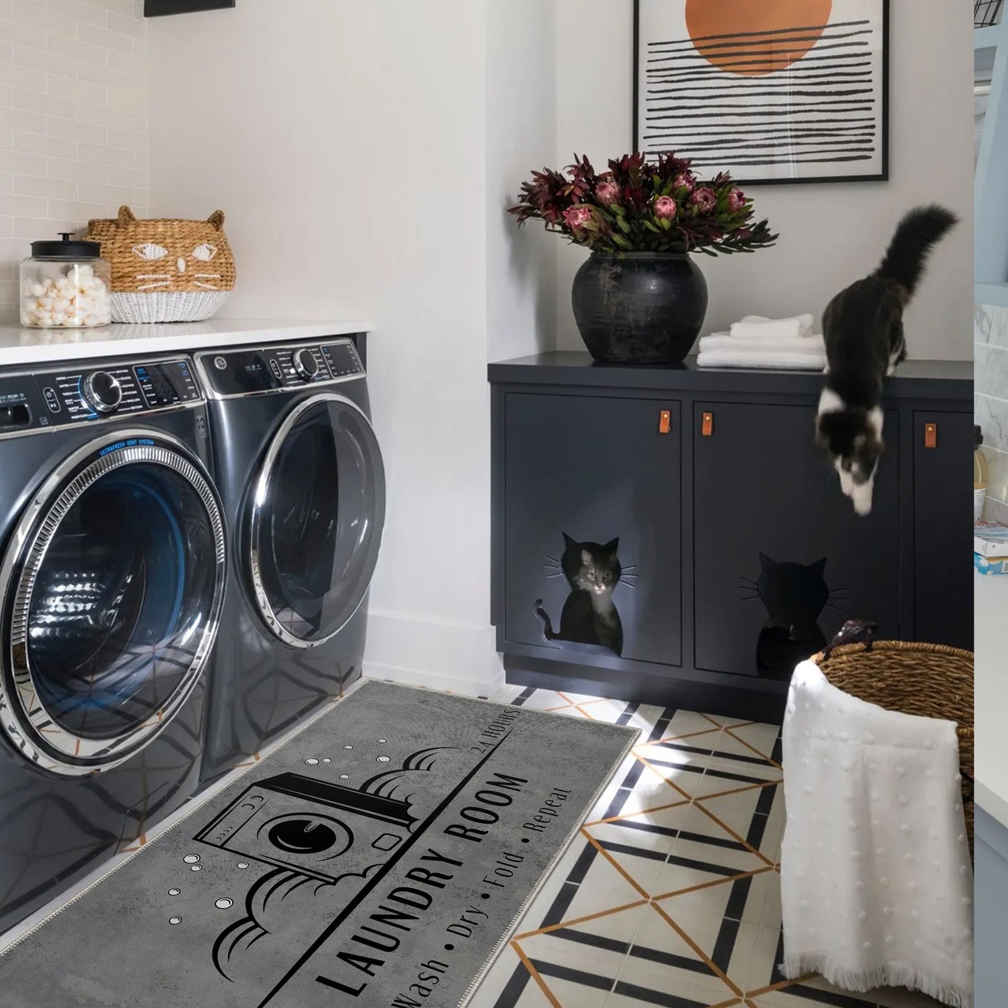 Leo Laundry Room Rug