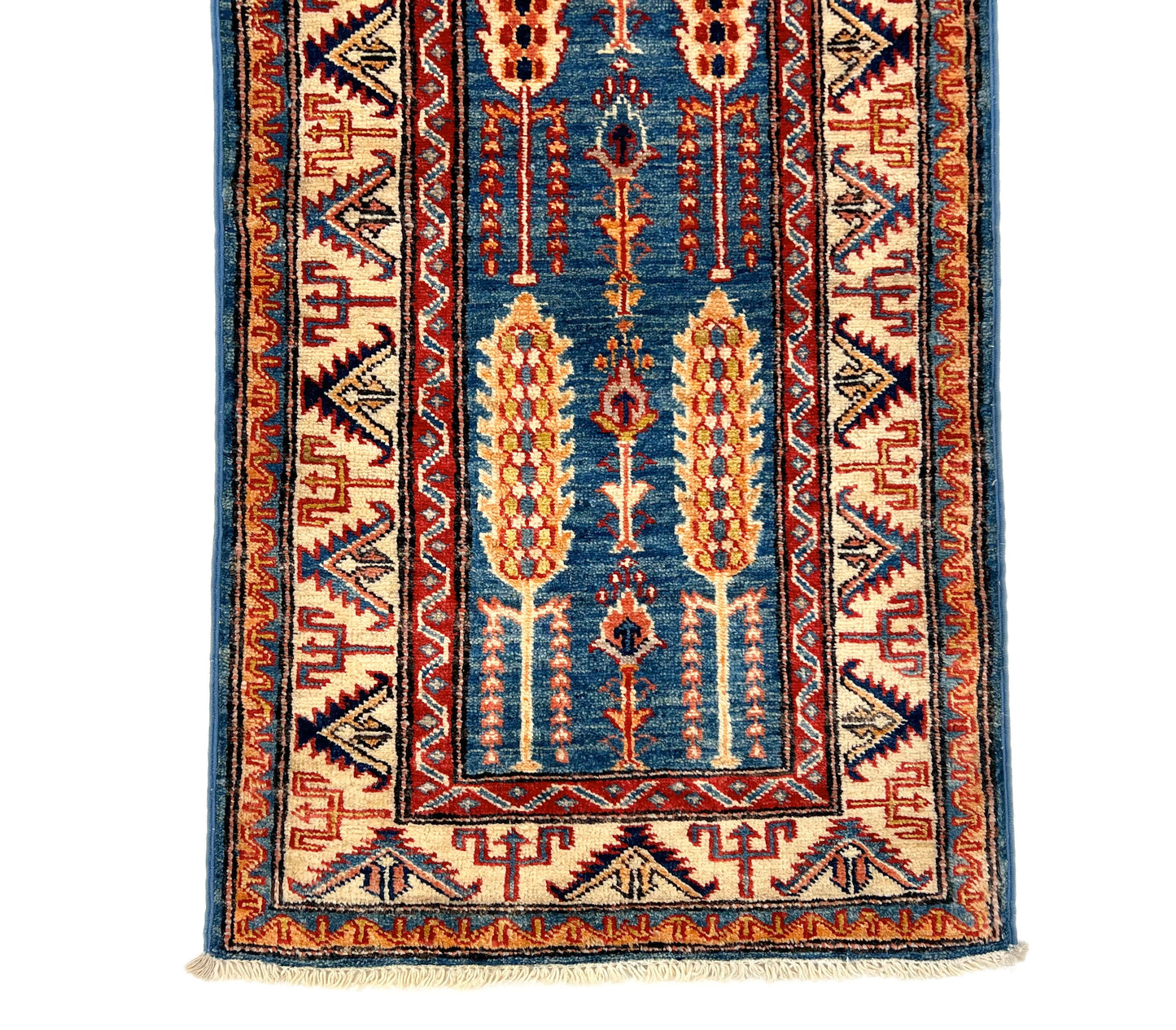 Super Kazak (2x6) blue/ivory