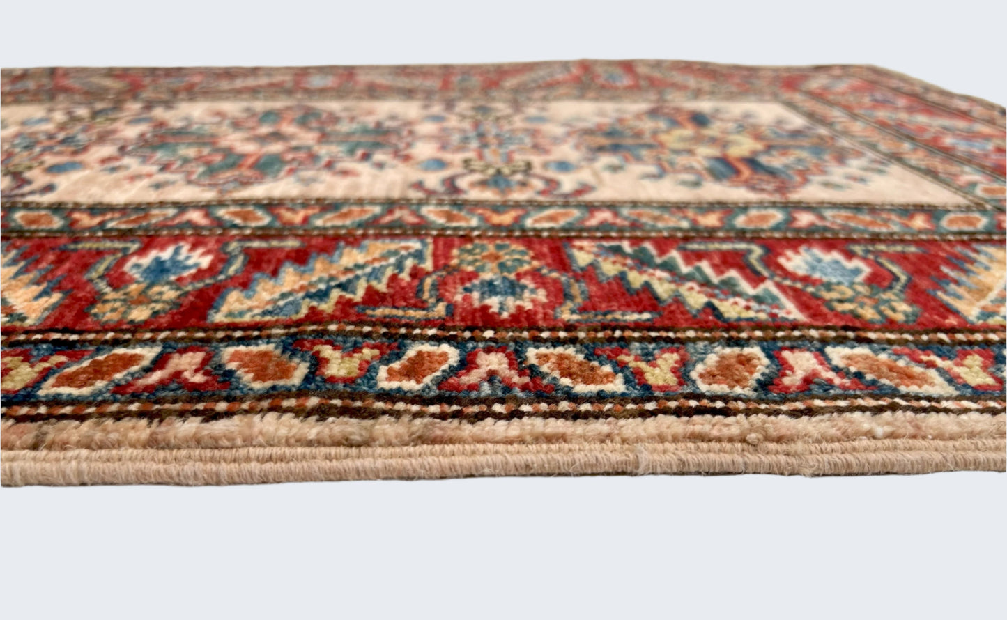 Super Kazak (1'11"x3'00") adobe/red