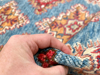 Super Kazak (3'07"x5'03") denim blue/ivory