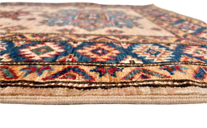 Super Kazak (2'10"x4'00") adobe/navy