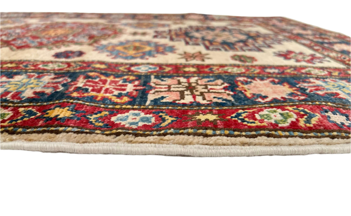 Super Kazak (2'08"x3'11") ivory/navy