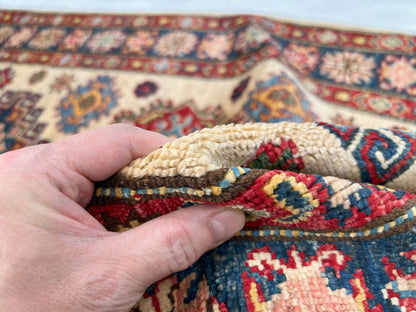 Super Kazak (2'08"x3'11") ivory/navy