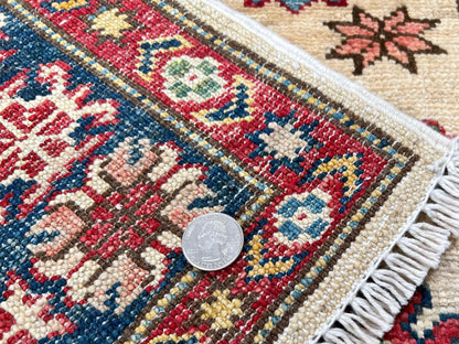 Super Kazak (2'08"x3'11") ivory/navy