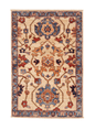 Afghan Ariana (2'00"x3'00") ivory/blue