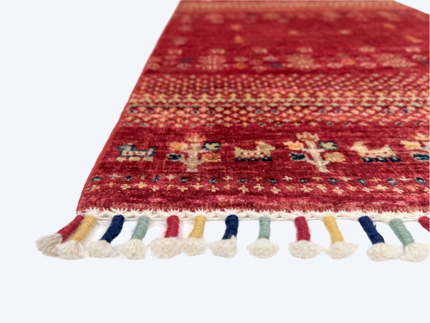 Afghan Gabbeh (1'11"x3'01") red