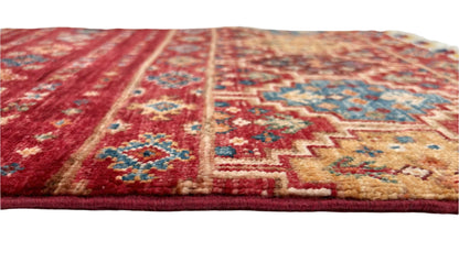 Afghan Khorjin (2'00"x3'04") red