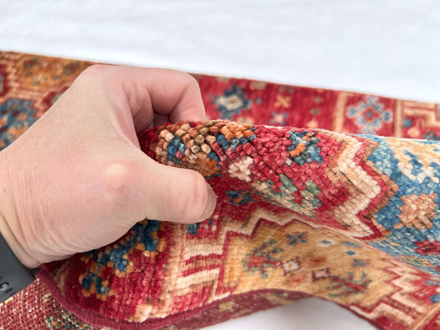 Afghan Khorjin (2'00"x3'04") red