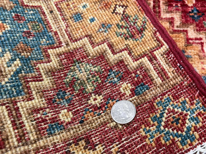 Afghan Khorjin (2'00"x3'04") red
