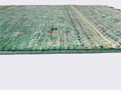Afghan Gabbeh (2'07"x3'10") light green