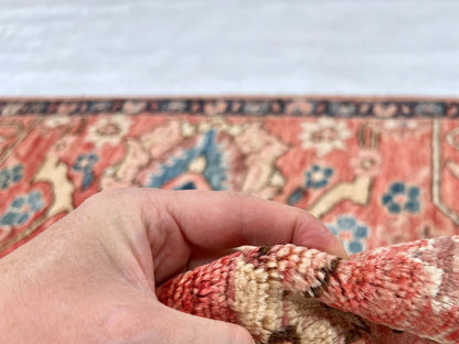 Afghan Ariana (3'00"x4'10") lt.red/navy