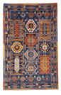 Afghan Wazir (3'04"x5'03") blue/multicolor