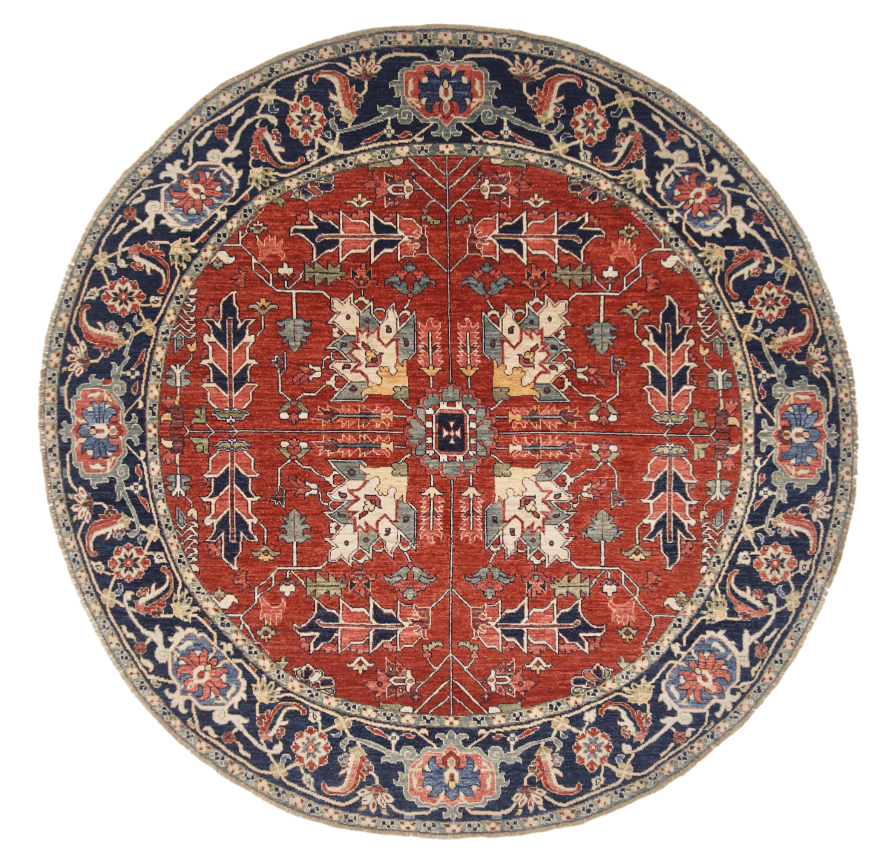 Afghan Heriz (7'00" Round)