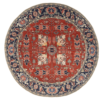 Afghan Heriz (7'00" Round)