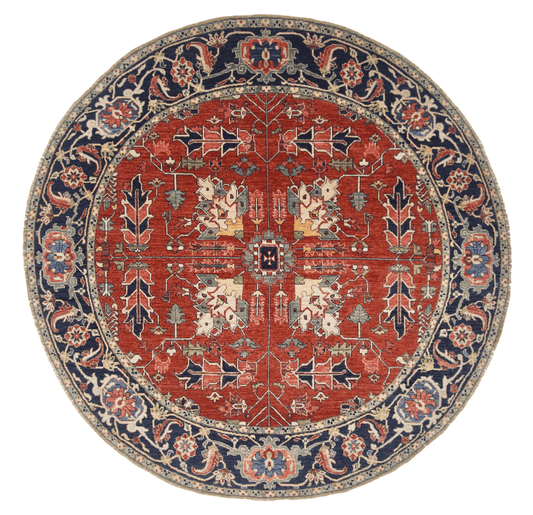 Afghan Heriz (7'00" Round)