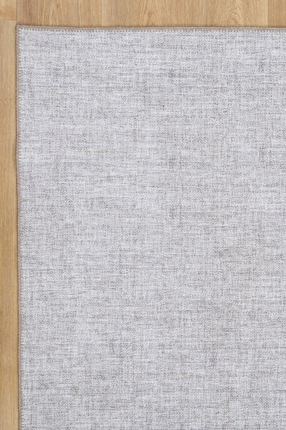 Urban Zinc Solid Area in Grey Rug