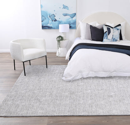 Urban Zinc Solid Area in Grey Rug