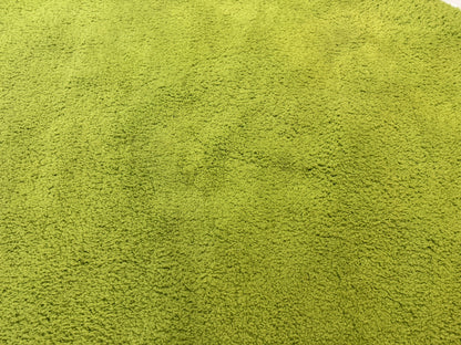 Large Round Rug 9x9, Vintage Retro Design, Lime Green