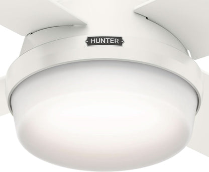 44-Inch LED Low-Profile Ceiling Fan With Remote Control
