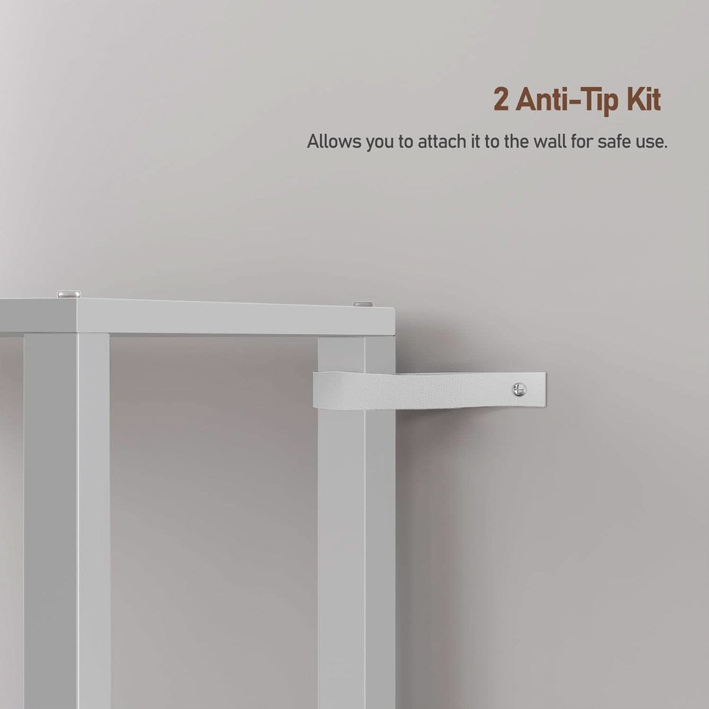 Six Tier Tall White Bookshelf For Small Spaces Living Room