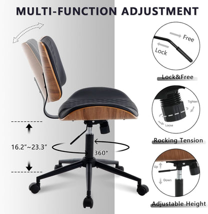 Office Chair Black 360 Swivel Ergonomic Desk Chair