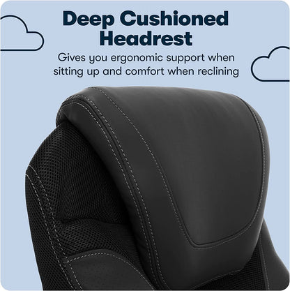 Ergonomic Executive Chair Bonded Leather With Air Lumbar