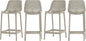 Contemporary Weather Resistant Outdoor Patio Stool Set
