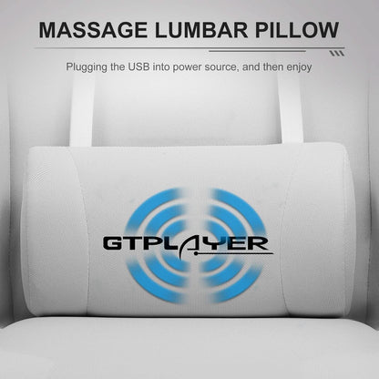 Ergonomic Gaming Chair With Footrest And Lumbar Support